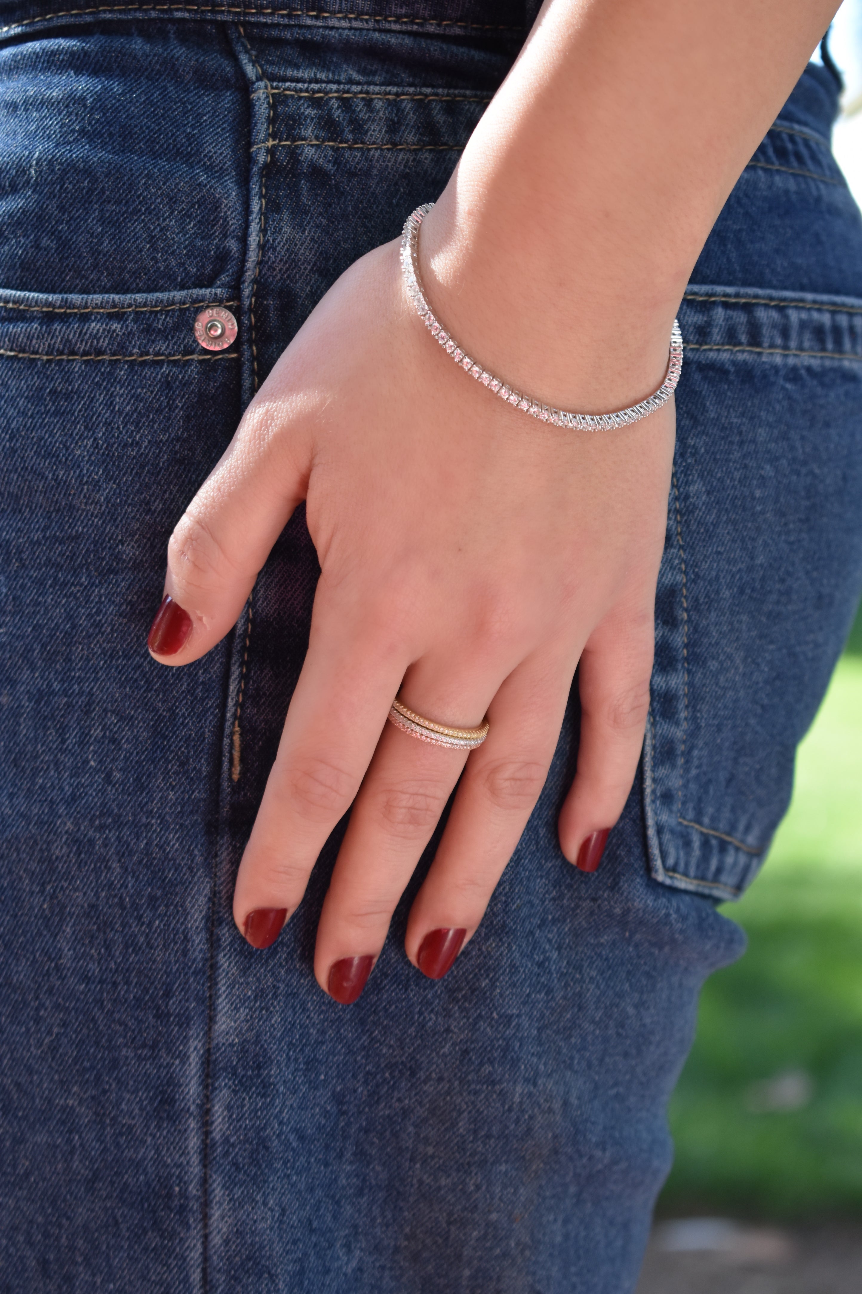 Celeste Tennis Bracelet